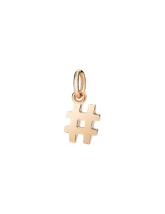 Ciondolo Hashtag Oro Rosa