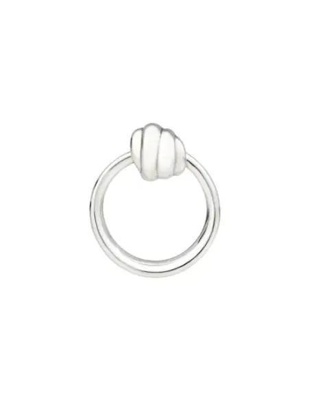 Orecchino Stud Nodo Argento
