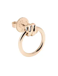 Orecchino Stud Nodo Oro Rosa