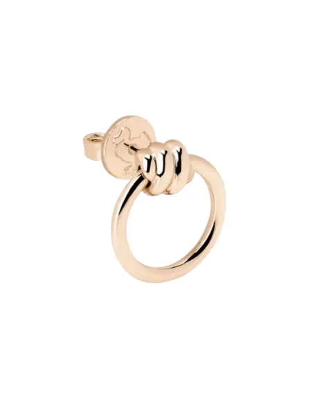 Orecchino Stud Nodo Oro Rosa