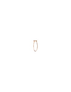 Orecchino Hoop Essentials Oro Rosa