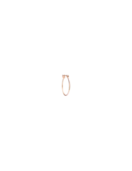 Orecchino Hoop Essentials Oro Rosa