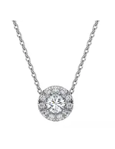 Pendente Solitario Halo Eternity