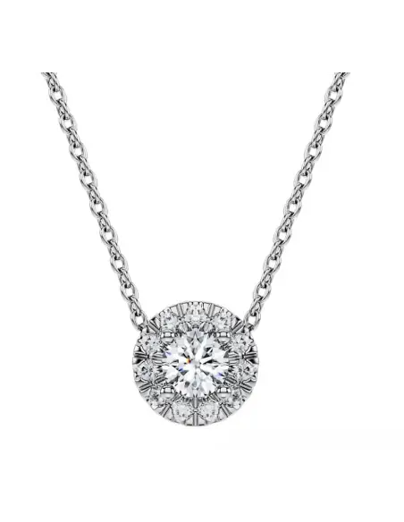Pendente Solitario Halo Eternity