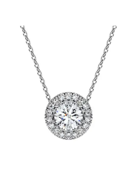 Pendente Solitario Halo Eternity