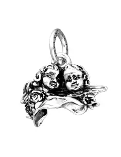 Charm Due Angeli con Rose