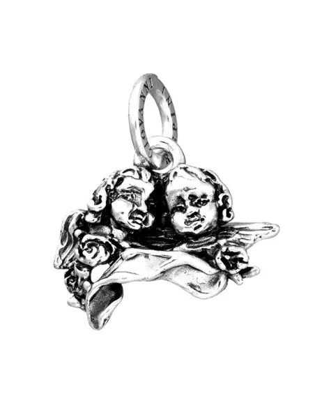 Charm Due Angeli con Rose