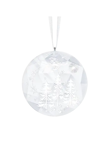 SWAROVSKI DECORAZIONE MEDAGLIONE NOTTE D'INVERNO
