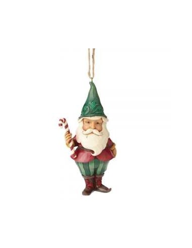 JIM SHORE BABBO NATALE WOODLAND SANTA GNOME