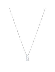 SWAROVSKI COLLANA PENDENTE TRILOGY, BIANCO
