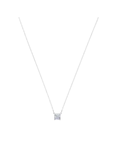 SWAROVSKI COLLANA ATTRACT, BIANCO, PLACCATURA RODIO