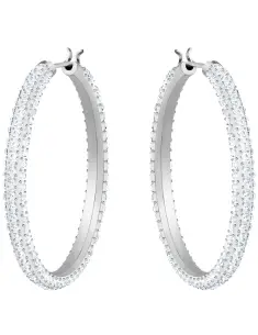 SWAROVSKI Orecchini a cerchio Stone, bianco