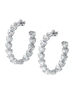CHIARA FERRAGNI ORECCHINI DIAMND HEART CERCHIO