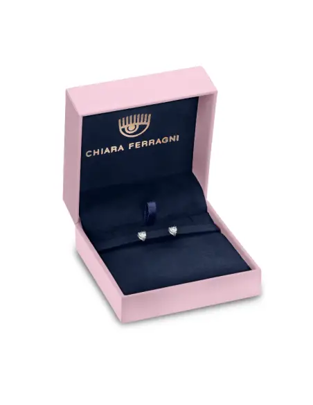 CHIARA FERRAGNI ORECCHINI DIAMOND HEART