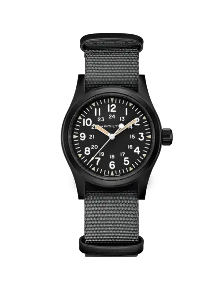 HAMILTON Khaki Field Mechanical BLACK