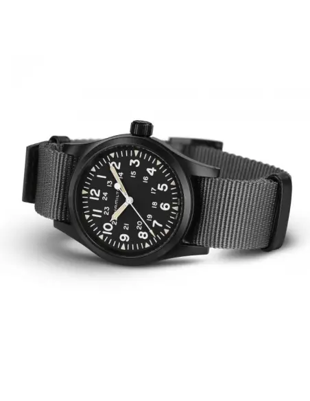 HAMILTON Khaki Field Mechanical BLACK